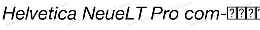 Helvetica NeueLT Pro com字体转换